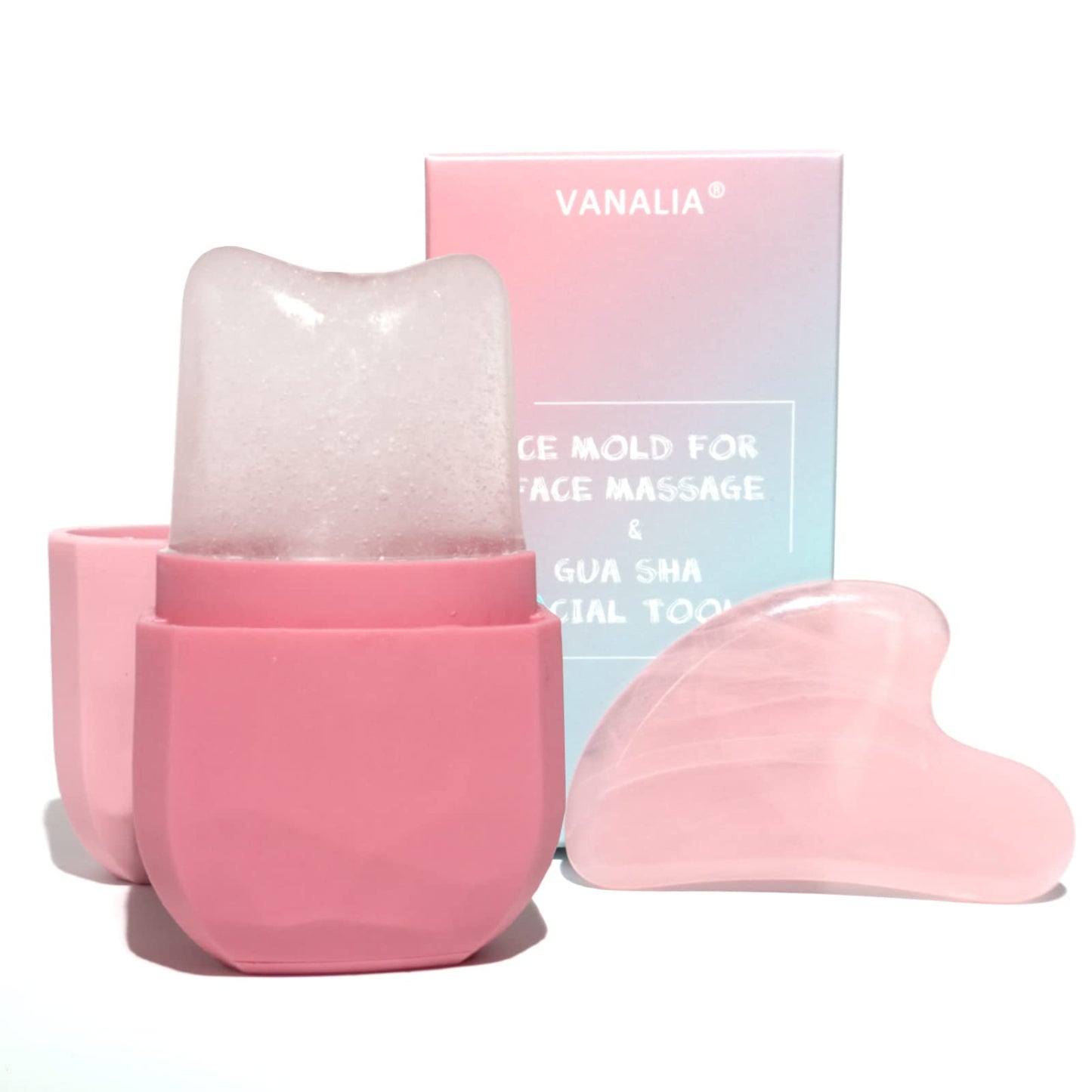 WelthVibe Ice Roller & Gua Sha Set — De-Puff & Glow