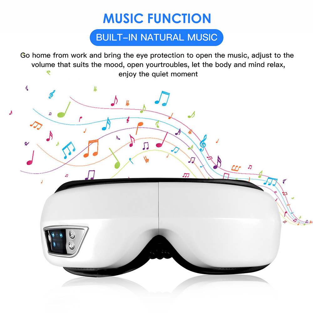 Heated eye massager packaging and accessories
