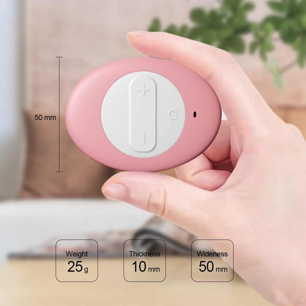 Period pulse massager worn under clothing