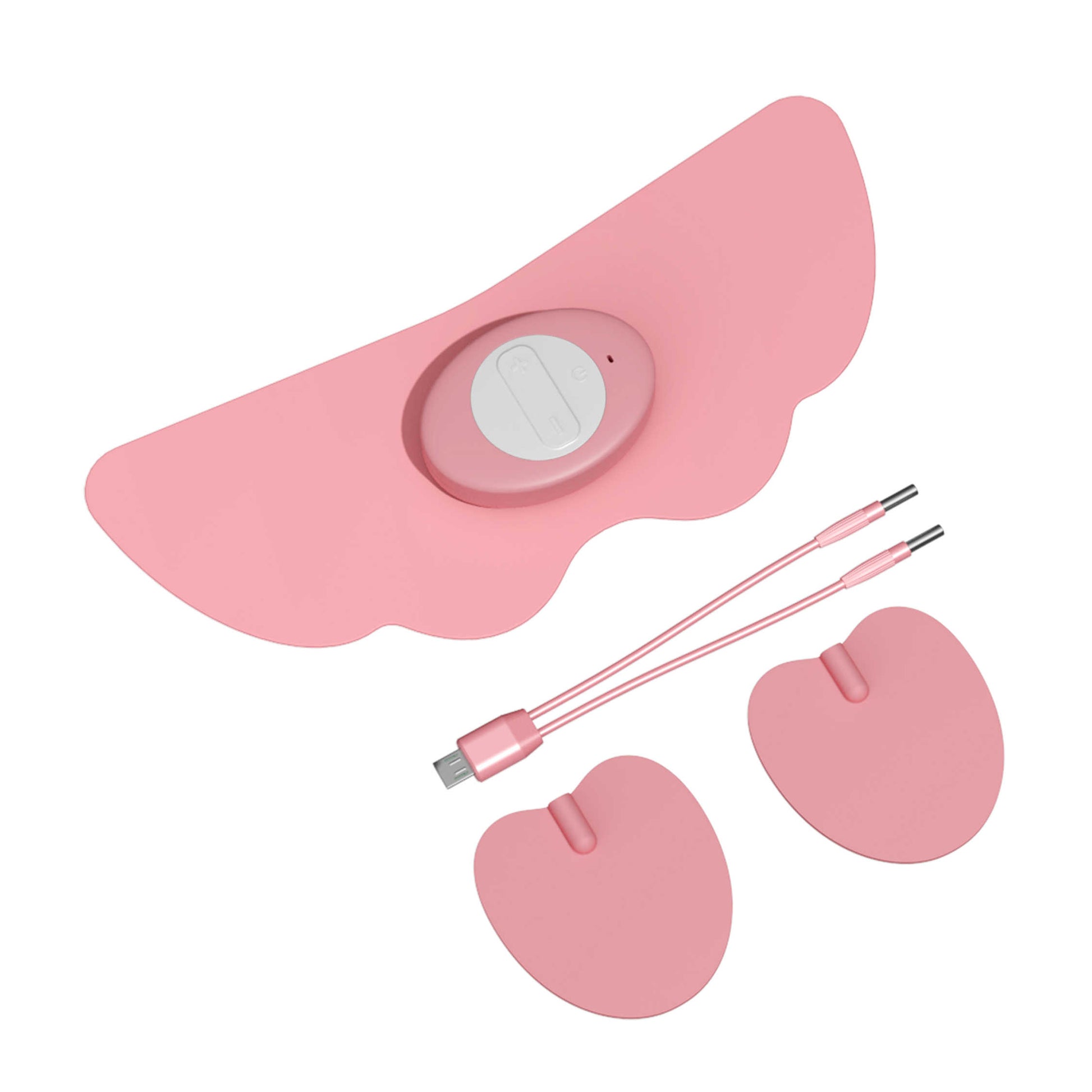 Massager electrode pad placement guide