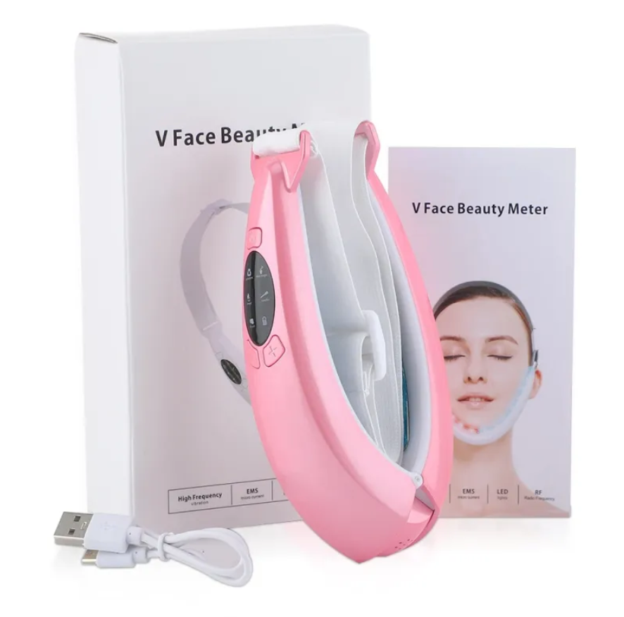LED V-lifting facial massager – product front view