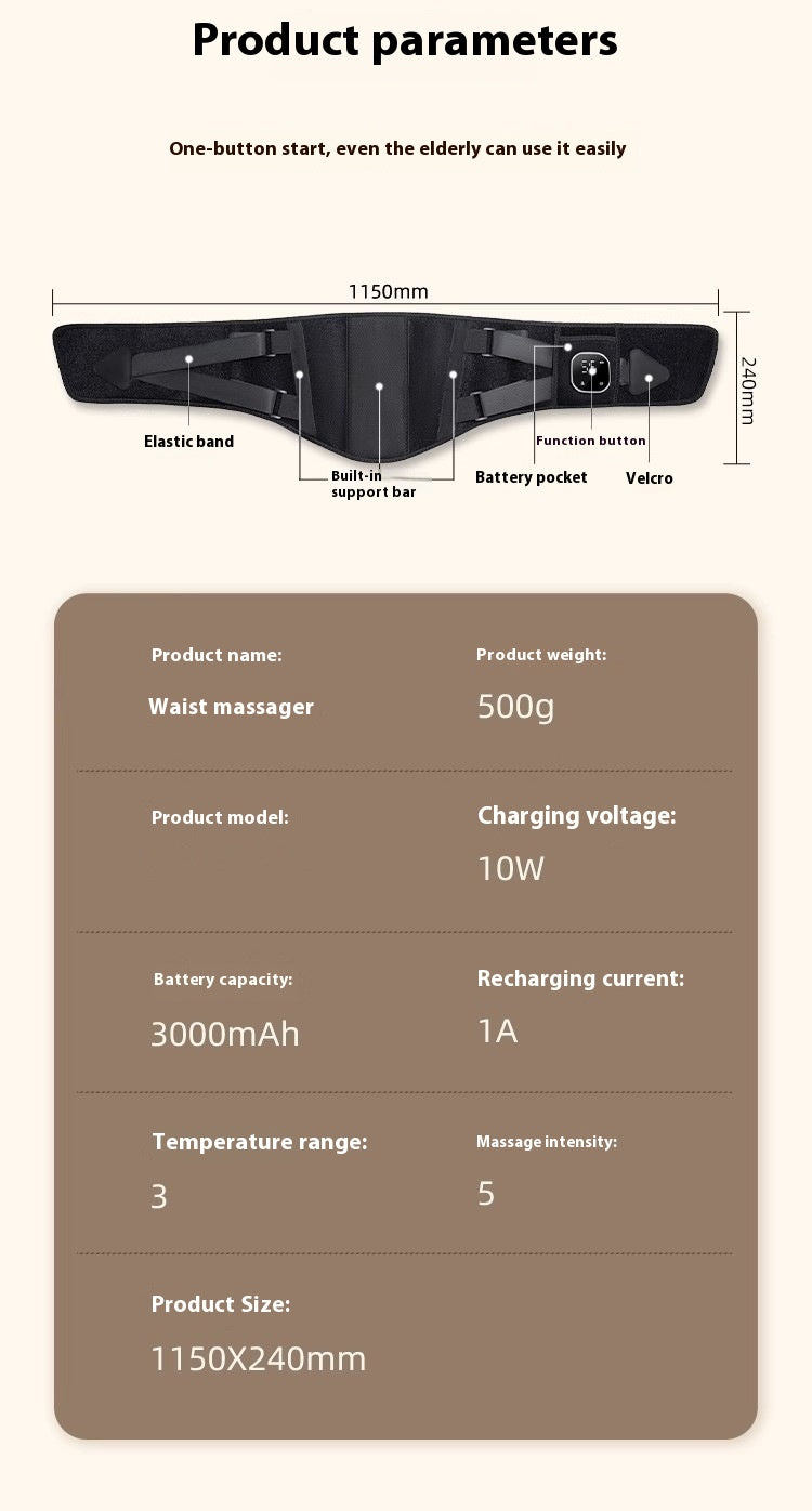 WelthVibe Graphene Heated Knee Massager — Joint Comfort & Warmth
