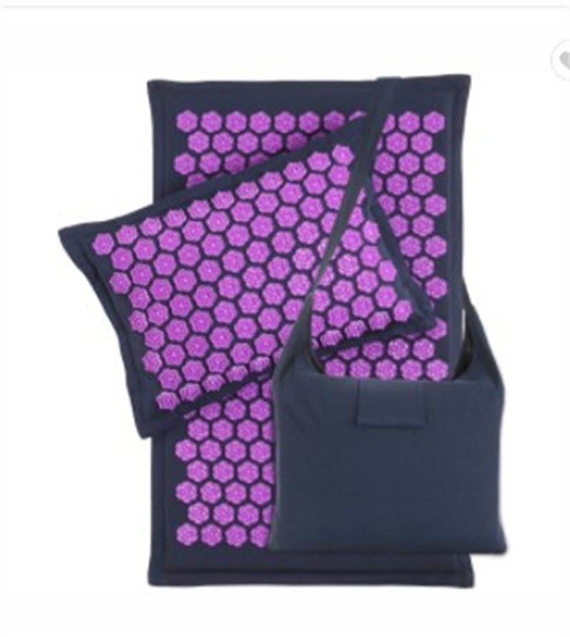 Yoga Acupressure Mat & Pillow Set | Natural Buckwheat + Coconut Palm