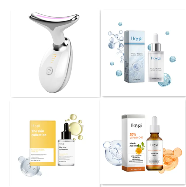 WelthVibe LED Neck & Face Firming Device — Microcurrent + Heat