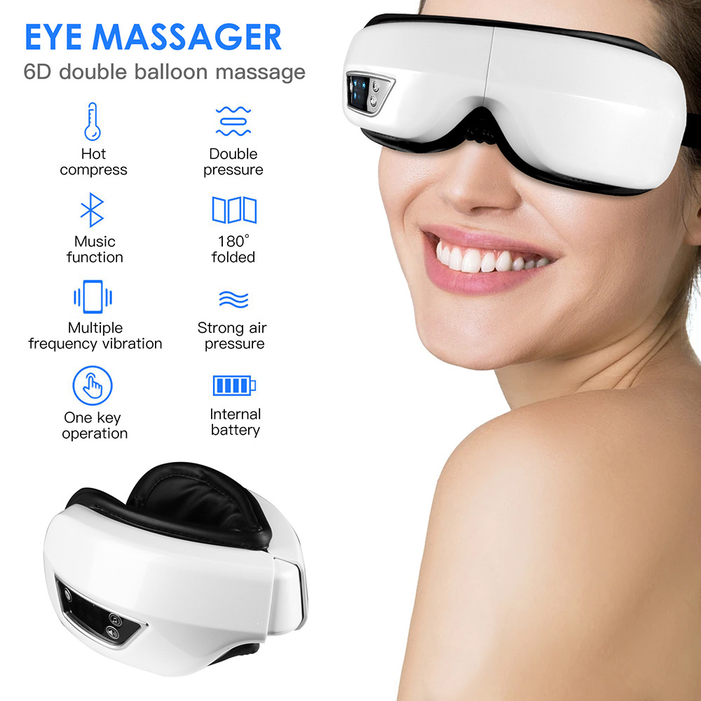 Eye massager foldable design and portability