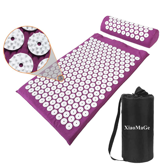 Acupressure Mat and Pillow Set