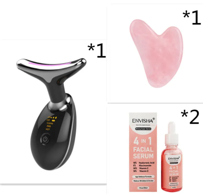 WelthVibe LED Neck & Face Firming Device — Microcurrent + Heat
