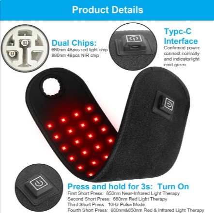 Infrared band LED panel and wavelength detail
