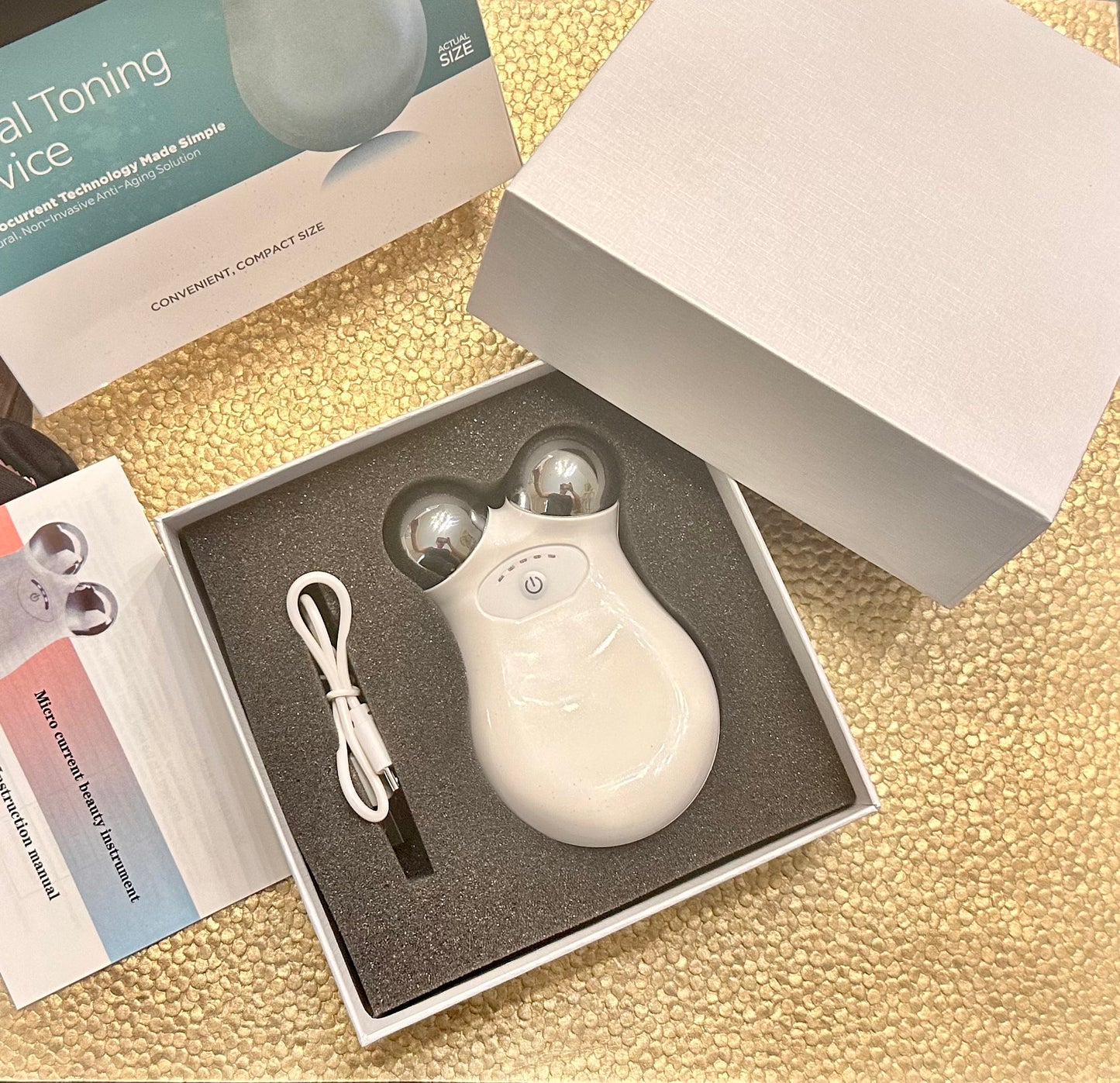 WelthVibe Microcurrent Facial Toning Wand — At-Home Lift & Sculpt