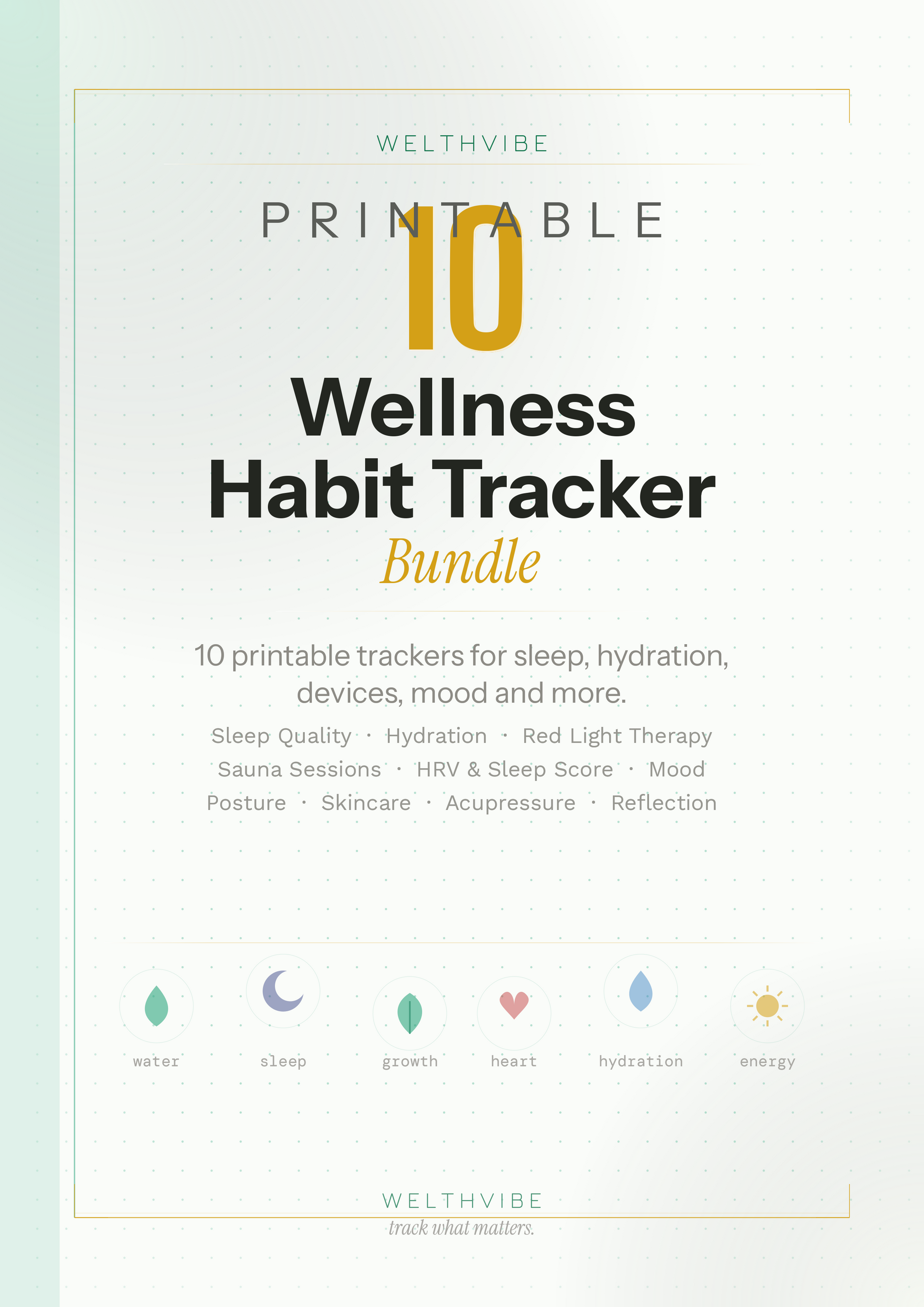 Wellness Habit Tracker Bundle