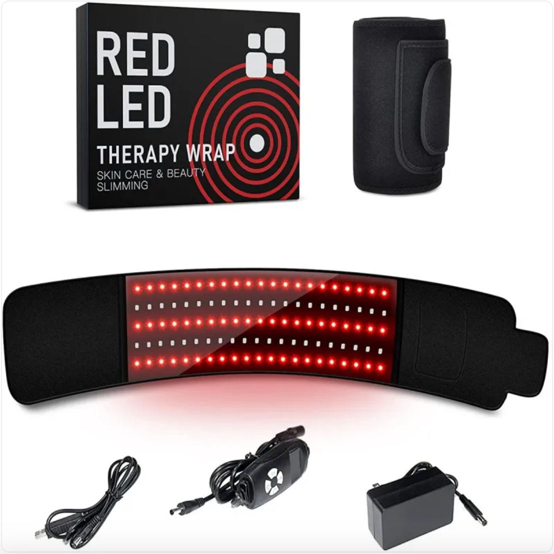 Infrared Red Light Therapy Belt Pro — 360° Full Body Wrap