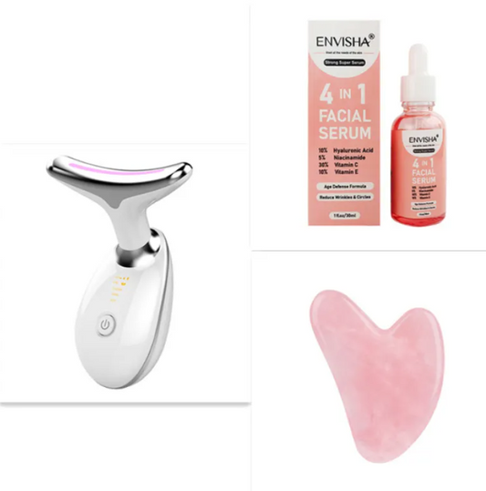 WelthVibe LED Neck & Face Firming Device — Microcurrent + Heat